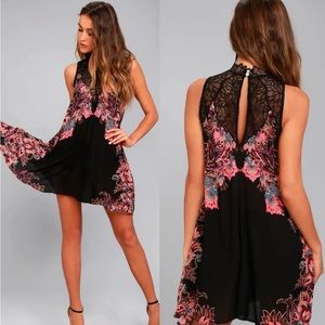 Free people floral swing dress size M